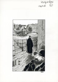 Jacques Tardi - Le siège de Rome - illustration originale - Original Illustration
