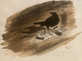 Matthieu Bonhomme - Le Marquis d'Anaon T 4 - Original Illustration