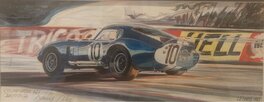Denis Sire - Shelby Daytona Le Mans 1965 - Illustration originale