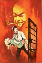 Rudolf Sieber-Lonati - Thriller d'espionnage #1048 - Satan et les requins jaunes - Série de romans allemands - Original Cover