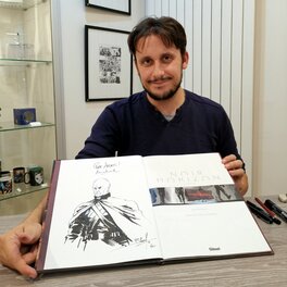 Benjamin Blasco Martinez en dédicace Benjamin Blasco Martinez en dédicace