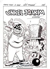 Ignasi Calvet Esteban - Couverture - Rapetou & statue de Picsou - Original Cover