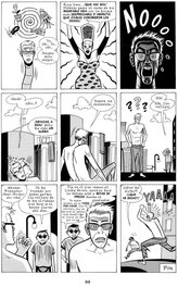 Daniel Clowes - Lloyd Llewellyn pag.99 - Illustration originale