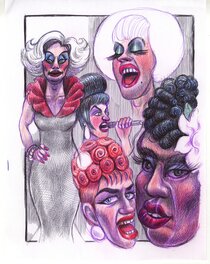 Emil Ferris - Franklin's Club - Illustration originale