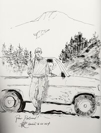 Isao MOUTTE : dédicace dans l’album CLAPAS