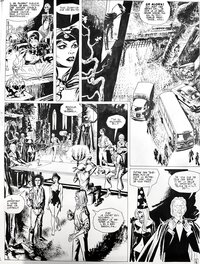 Julio Ribera - Julio RIBERA : planche originale de Dracurella tome 5 - Dracurella et Tenroc - 1984 - Planche originale