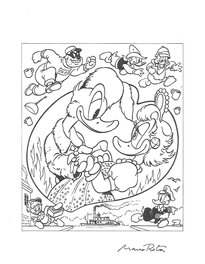 Marco Rota - Zio Paperone #172 - Couverture originale