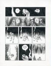 Frantz Duchazeau - La nuit de l'inca - Planche originale