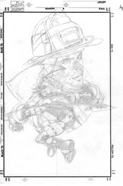 Joe Quesada - Ash: The Fire Within Cover Prelim - Illustration originale