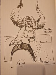 Dédicace de Michalak dans Aslak tome 4