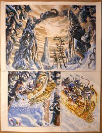 Tiburce Oger - Page d'essai pour un projet de conte de noël - Comic Strip