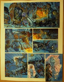 Tiburce Oger - Page d'essai pour un projet de conte de noël n2 - Comic Strip