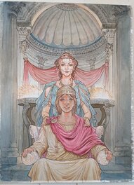 Antonio Sarchione - Les Trois Julia couverture - Couverture originale