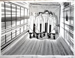 Yoroshiku Bugi . double page by Chiyoji Tomo AKA Susumu Tsutsumi