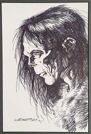 Bernie Wrightson - Frankenstein's Creation - Illustration originale