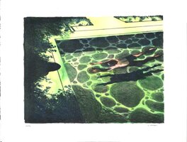 Grégory Mardon - Grégory Mardon - Piscine - Illustration originale