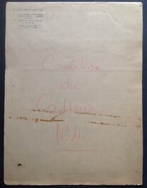 L'original de Couv avec sa Feuille de Protection , Tampon de CHOTT . L'original de Couv avec sa Feuille de Protection , Tampon de CHOTT .