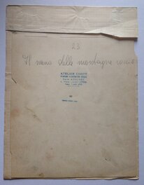 Le Verso avec Le Titre en italien et Tampon de CHOTT Le Verso avec Le Titre en italien et Tampon de CHOTT