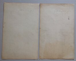 Le verso des Planches 22 et 23 de Fin de l'épisode Le verso des Planches 22 et 23 de Fin de l'épisode