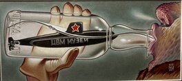 Beb-Deum - " Vodka 90° " - Illustration originale