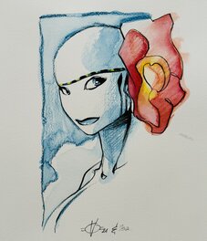 Olivier Vatine - Mi-nuée - par VATINE - Original Illustration