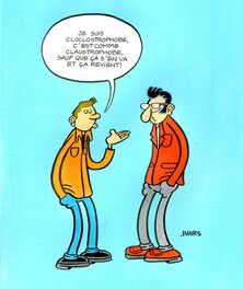 Éric Ivars - Je suis Cloclostrophobe - Original Illustration