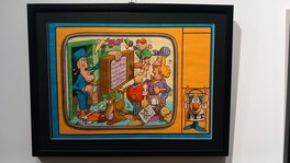 Voici l'illustration encadrée sous verre de musée Voici l'illustration encadrée sous verre de musée