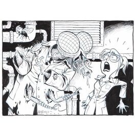 Shawn McManus - The Fly - Original Illustration
