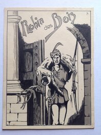 Le dessin de Robin au format entier de 14 par 18,5 Cm Le dessin de Robin au format entier de 14 par 18,5 Cm