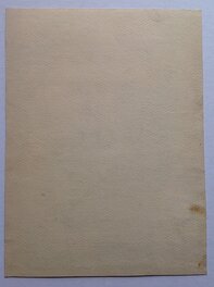 Le verso du dessin de Robin au format entier sur un joli papier granuleux Le verso du dessin de Robin au format entier sur un joli papier granuleux