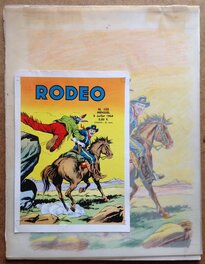 Bordelet Rémy (RÉMY - LUG éditeur ) RODEO 155 Couverture N&B + Calque + Bat (B.a.t) , Petit Format 1964