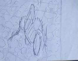 Salvador Sanz - Croquis Préparatoire 2 - Original art