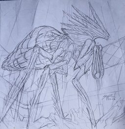 Salvador Sanz - Croquis Préparatoire - Original art