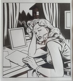 Charles Burns - Unwholesome LOVE. - Illustration originale