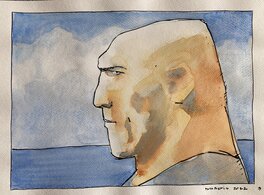 Stéphane Dubois - Etude de personnage "Horizon 3" - Illustration originale