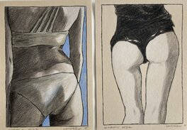Stéphane Dubois - Etudes "Naturel" 1&5 - Original Illustration
