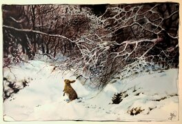 Rien Poortvliet - Kalenderplaat - Illustration originale