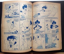 Voici les pages 12 et 13 de L'Album de Cap'tain PAF ! ...., qui ne sera pas Joint a la vente , c'est juste pour vous montrer la Publication .....