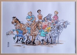 Benoît Du Peloux - Triple galop - Comic Strip