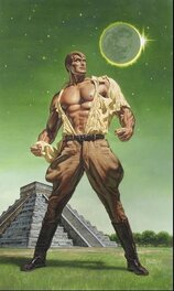 Bob Larkin - Doc SAVAGE - Illustration originale