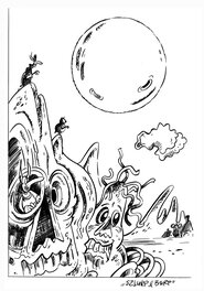 Wojtek Olszówka - Shlurp et Burp - Illustration originale