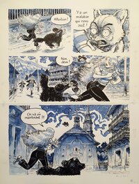 Phicil - Les Fantômes du Mont-Blanc p98 - Planche originale