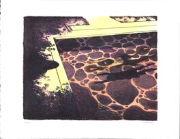 Grégory Mardon - Grégory Mardon - Piscine - Illustration originale