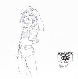 Damour - Petit dessin de Damour - Original art