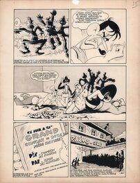 André Rey - Captain Paf 4- Le Sport c'est la santé -  pl. 15 - Planche originale