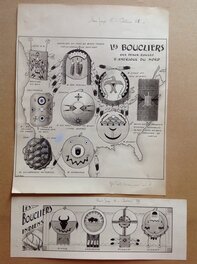 La Planche Signée C. Rittau au format entier de : 25 X 31,5 Cm .... et son Strip de Claude Rittaud de : 10 x 29 Cm La Planche Signée C. Rittau au format entier de : 25 X 31,5 Cm .... et son Strip de Claude Rittaud de : 10 x 29 Cm