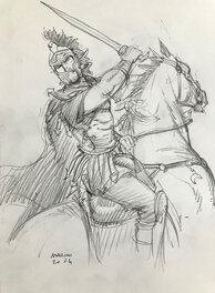Enrico Marini - Illustration Marcus - Illustration originale
