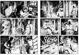 Paolo Martinello - Martinello, Dylan Dog#458, Sette Vite, diptyque des planches n°24&25, 2024. - Planche originale