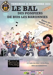 Affiche bal des pompiers Buis Les Baronnies 29-11-2024 Affiche bal des pompiers Buis Les Baronnies 29-11-2024
