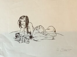 Philippe Buchet - Sillage - Original Illustration